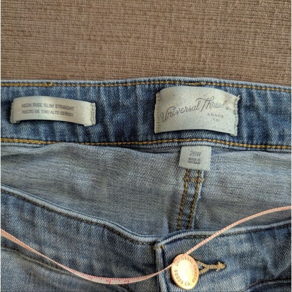 Universal Standard Slim Straight Ankle Jeans 26W - Picture 2 of 4